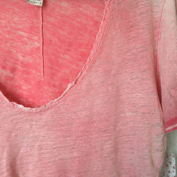 We The Free Pink Scoop Neck Saturday T-Shirt - Picture 5 of 6